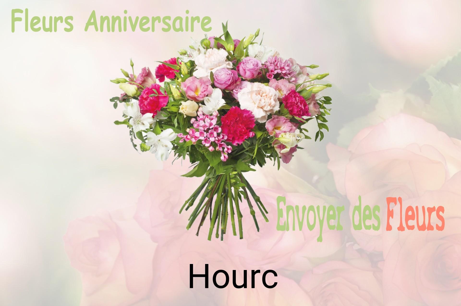 Bouquet de fleurs d’anniversaire livré à Hourc